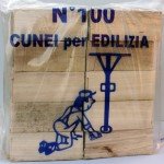Cunei in legno di pioppo per carpenteria edile
