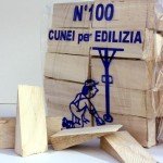 Cunei in legno per fissaggio in lavori edilizia